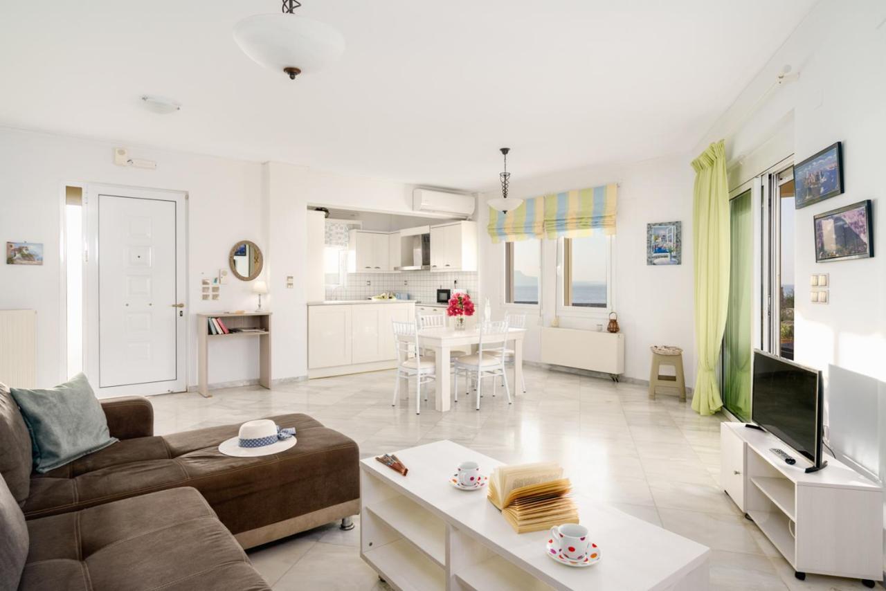 Family Big Apartment Next To The Sea 2-5 People Atsipopoulo Exterior foto